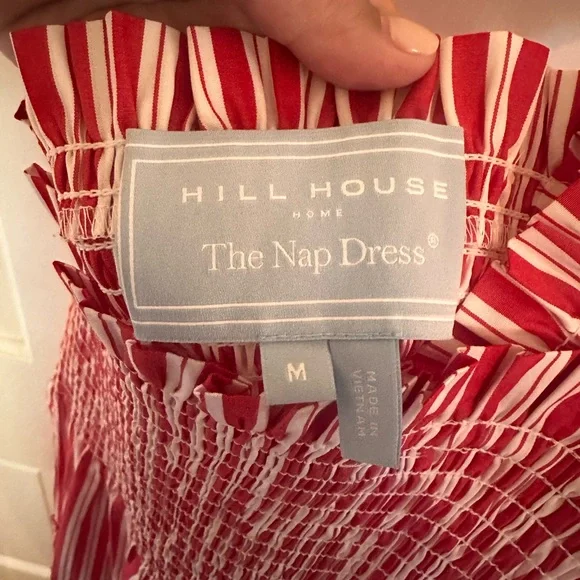 Hill House Ellie Nap Dress - Red Stripe - Picture 5 of 5